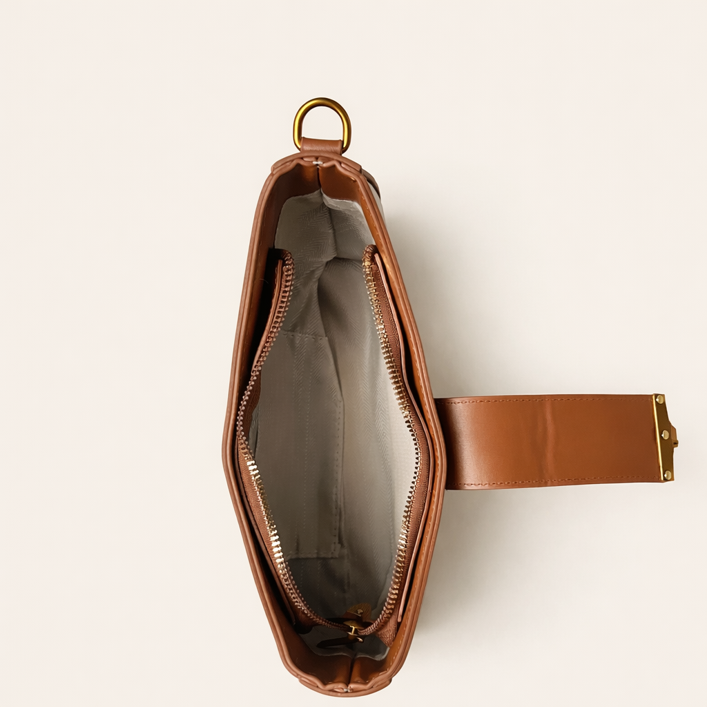Glamvii Celine Shoulder Bag (Tan Brown)