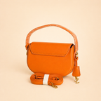 YSL Luxe Shoulder Bag - Vibrant Orange