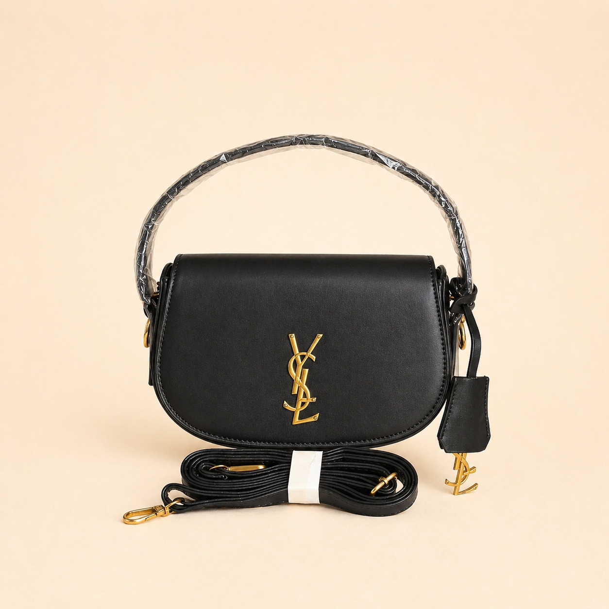 YSL Luxe Shoulder Bag - Jet Black