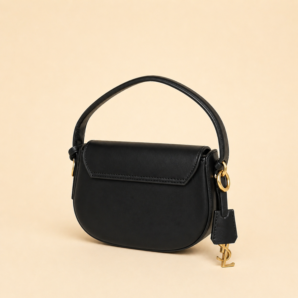 YSL Luxe Shoulder Bag - Jet Black