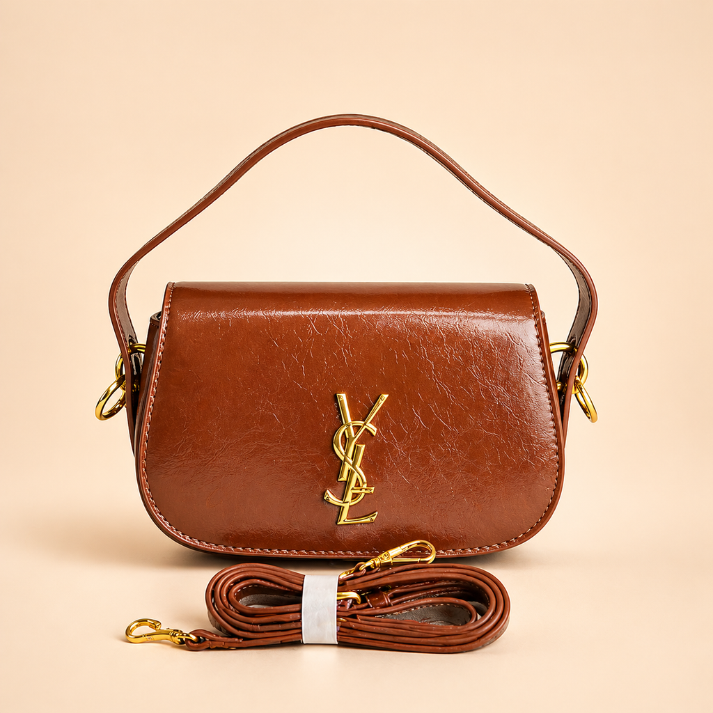 YSL Hand Bag - Coffee Brown