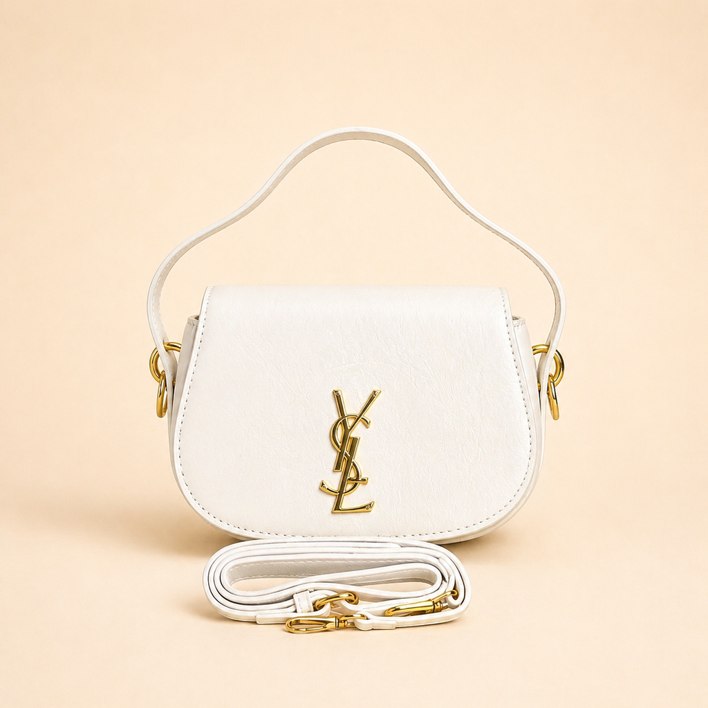 YSL Hand Bag - Ivory White