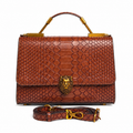 Heritage Lion Statement Bag (Classic Tan Brown)