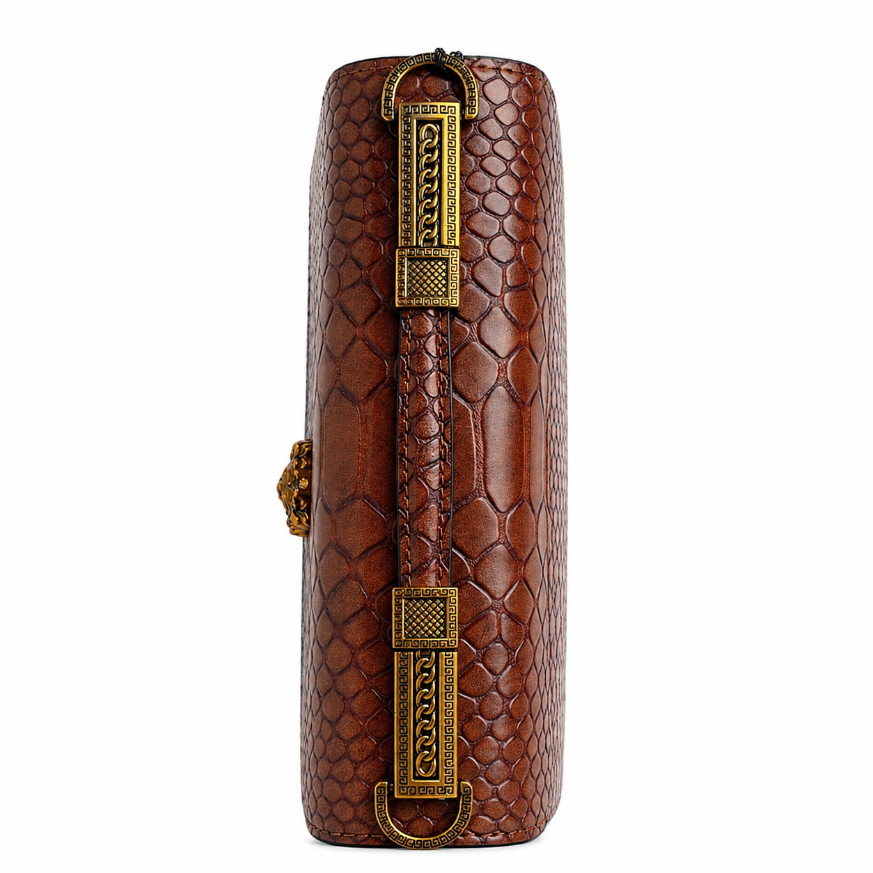 Heritage Lion Statement Bag (Classic Tan Brown)