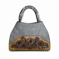 Royal Carved Elegance- Gray