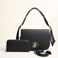 Chrisbella Vantique Shoulder Bag- Black
