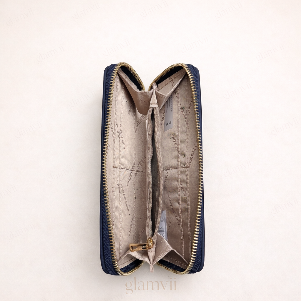 Chrisbella Vantique Shoulder Bag- Black- NAVY