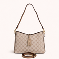 Amber Monarque Shoulder Bag - Beige
