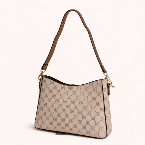 Amber Monarque Shoulder Bag - Beige