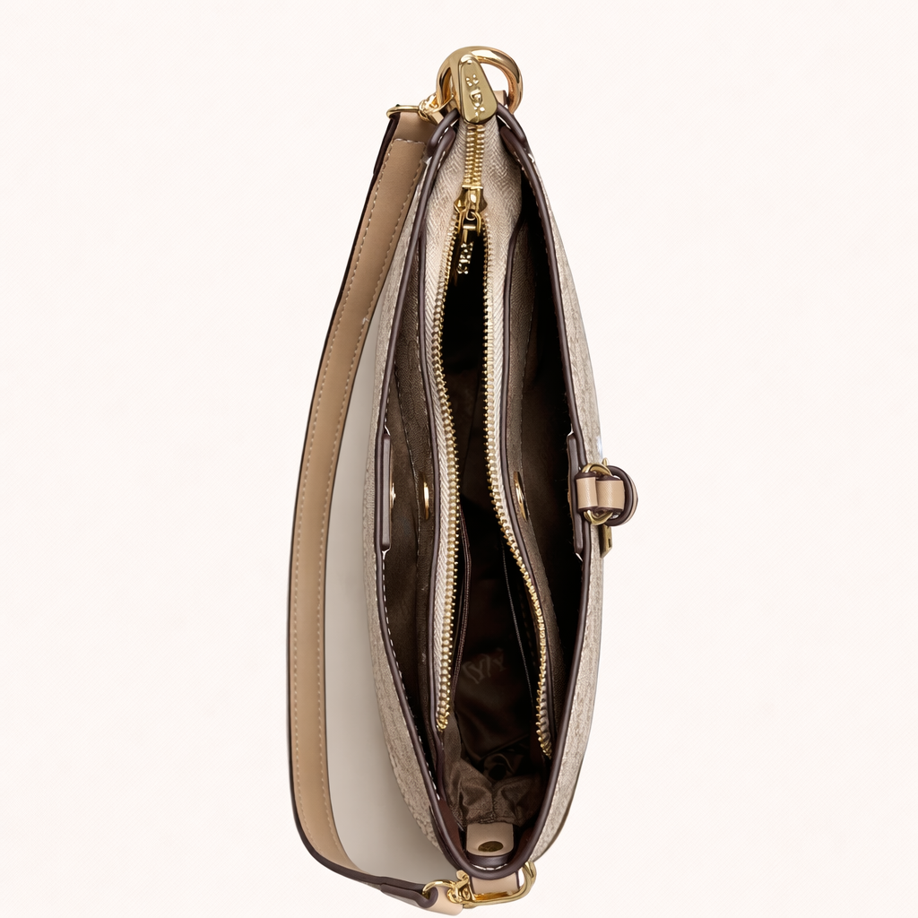 Amber Monarque Shoulder Bag - Beige