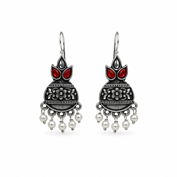 Silver Drop Earrings