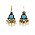 Pearl Fan Earrings