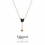 Glamvii Butterfly Drop Necklace