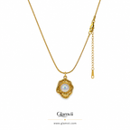 Glamvii Opal Radiance Pendant Necklace