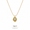 Glamvii Opal Radiance Pendant Necklace