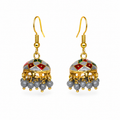 Silver Mist Mini Jhumka Earrings