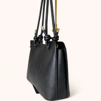 Quilted Knot Handle Shoulder Bag