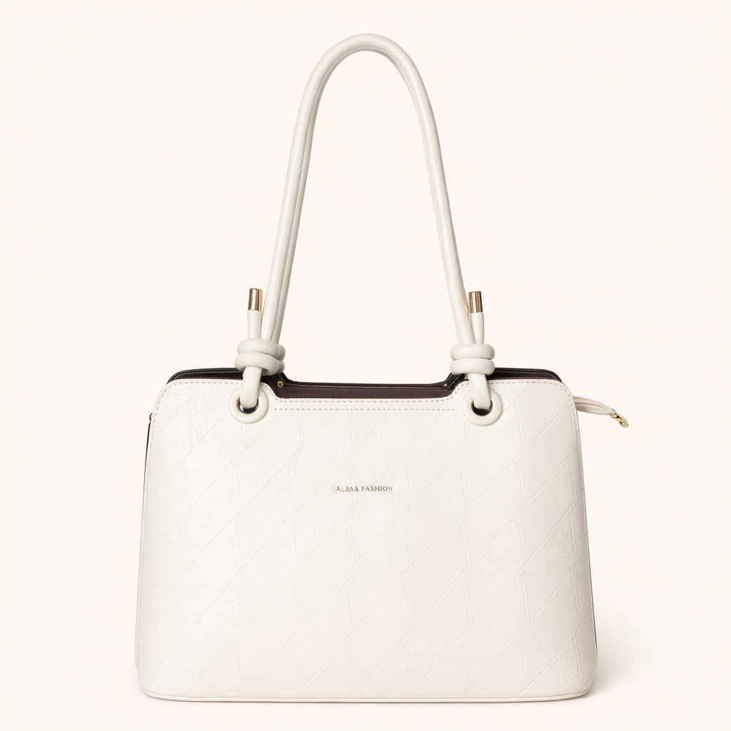 Quilted Knot Handle Shoulder Bag