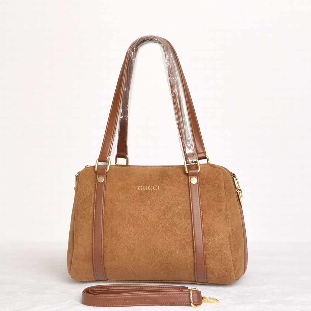 Glamvii Suede Hand Bag