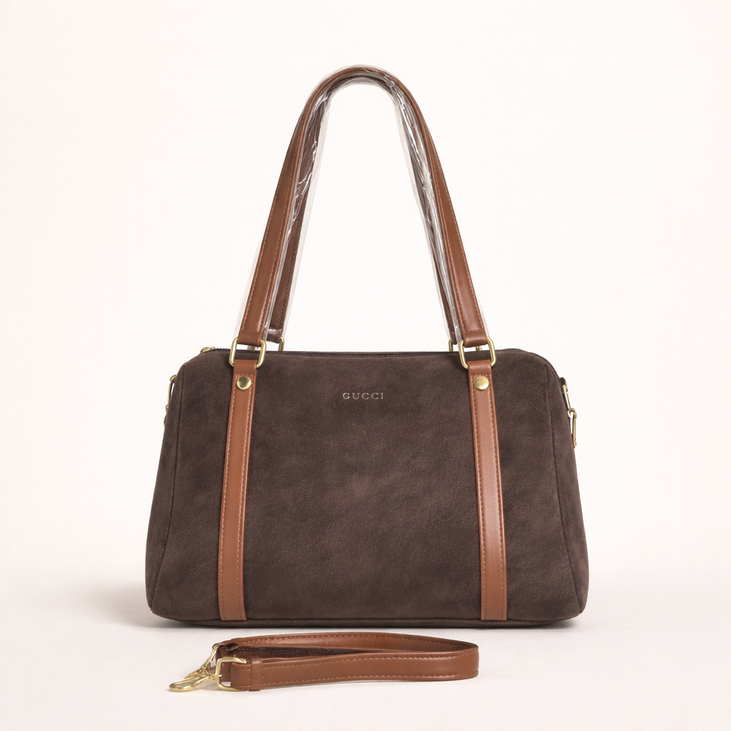 Glamvii Suede Hand Bag