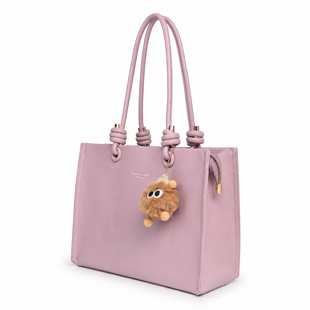 Burgundy Belle Tote Elegant Mauve Pink