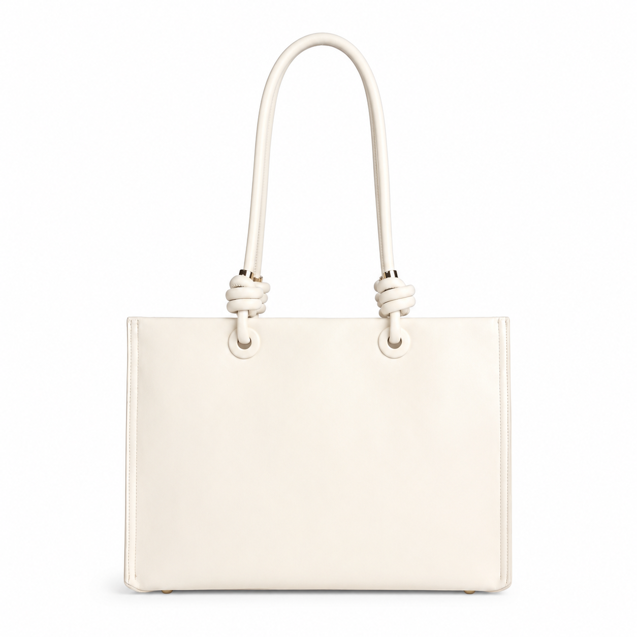 Burgundy Belle Tote Pearl White