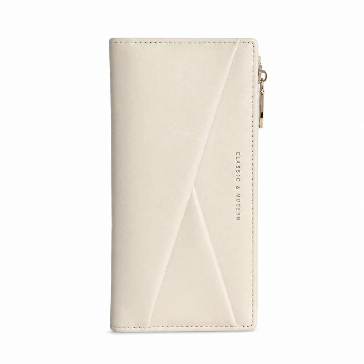 Aveline Beige Luxe Wallet