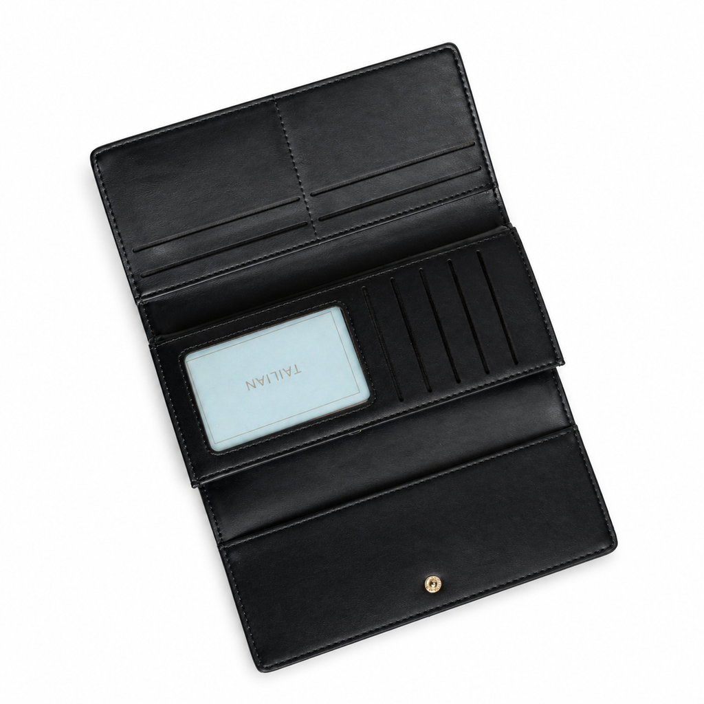 Grace Chain Wallet Black