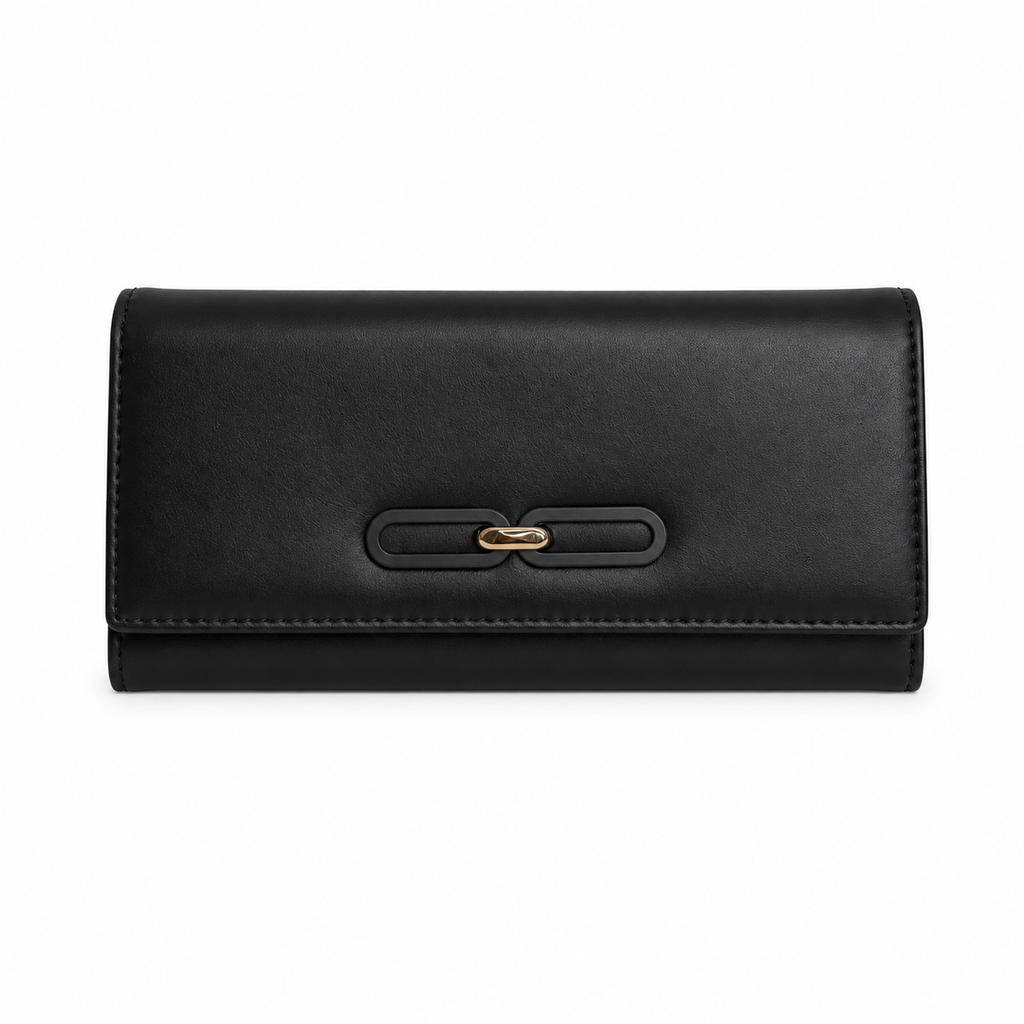 Grace Chain Wallet Black
