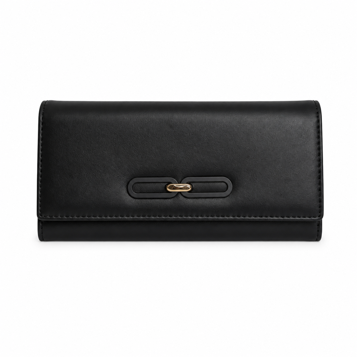 Grace Chain Wallet Black