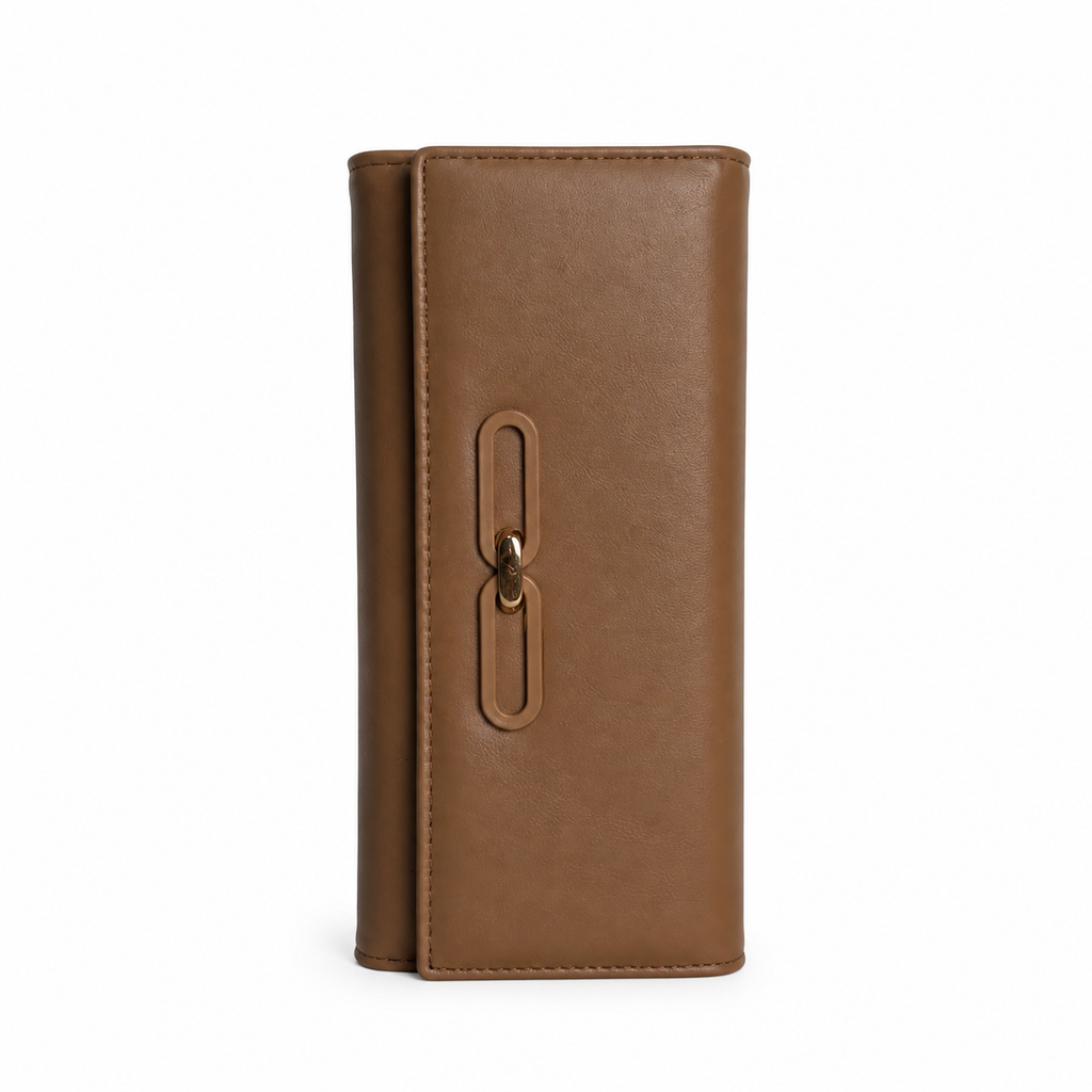 Grace Chain Wallet Brown