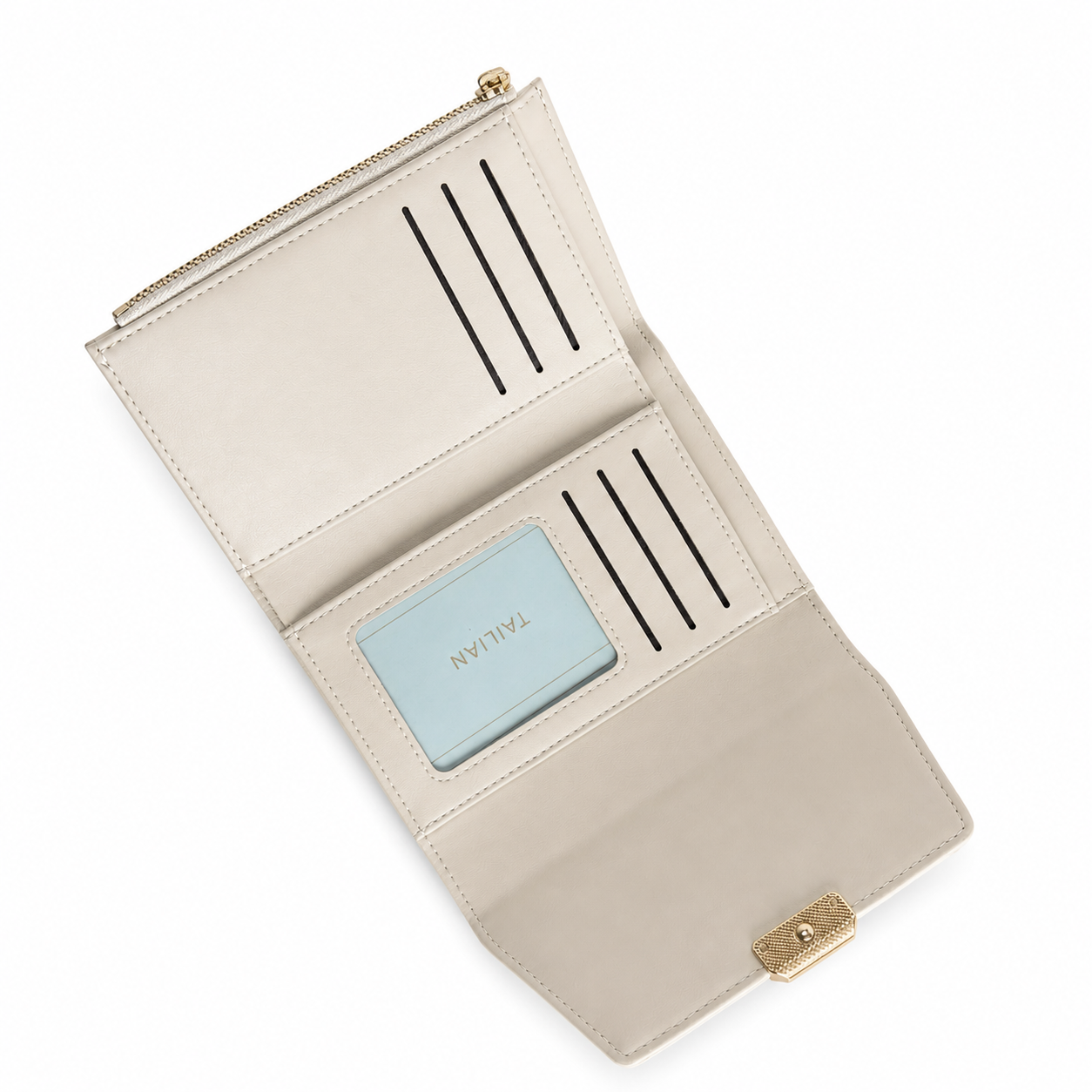 Luxe Elegance Wallet Ivory