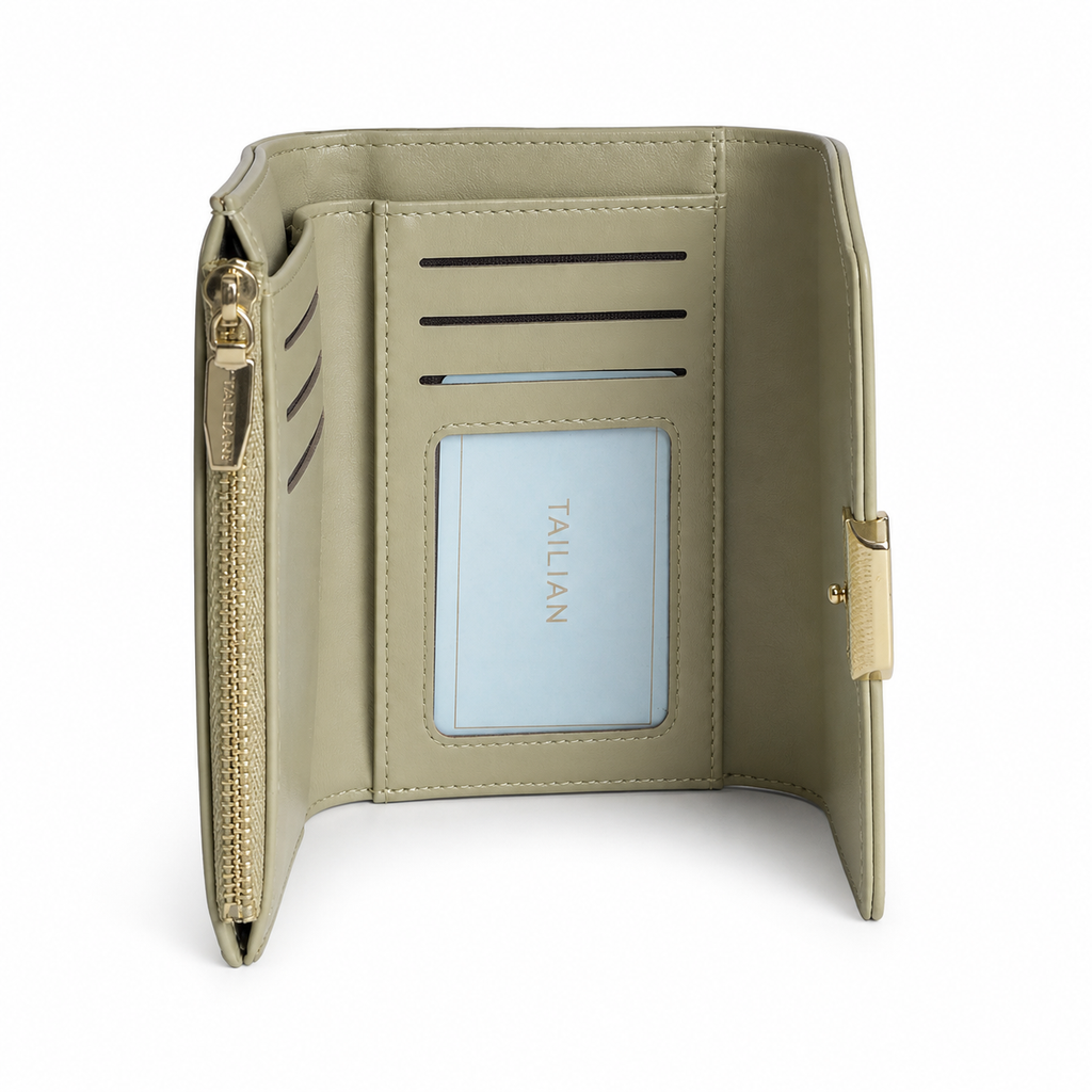 Luxe Elegance Wallet Green