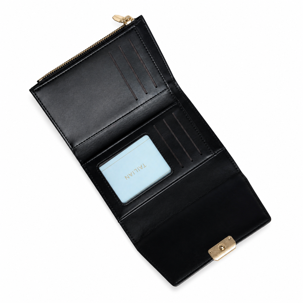Luxe Elegance Wallet Black