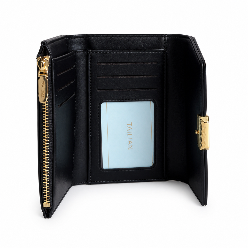 Luxe Elegance Wallet Black