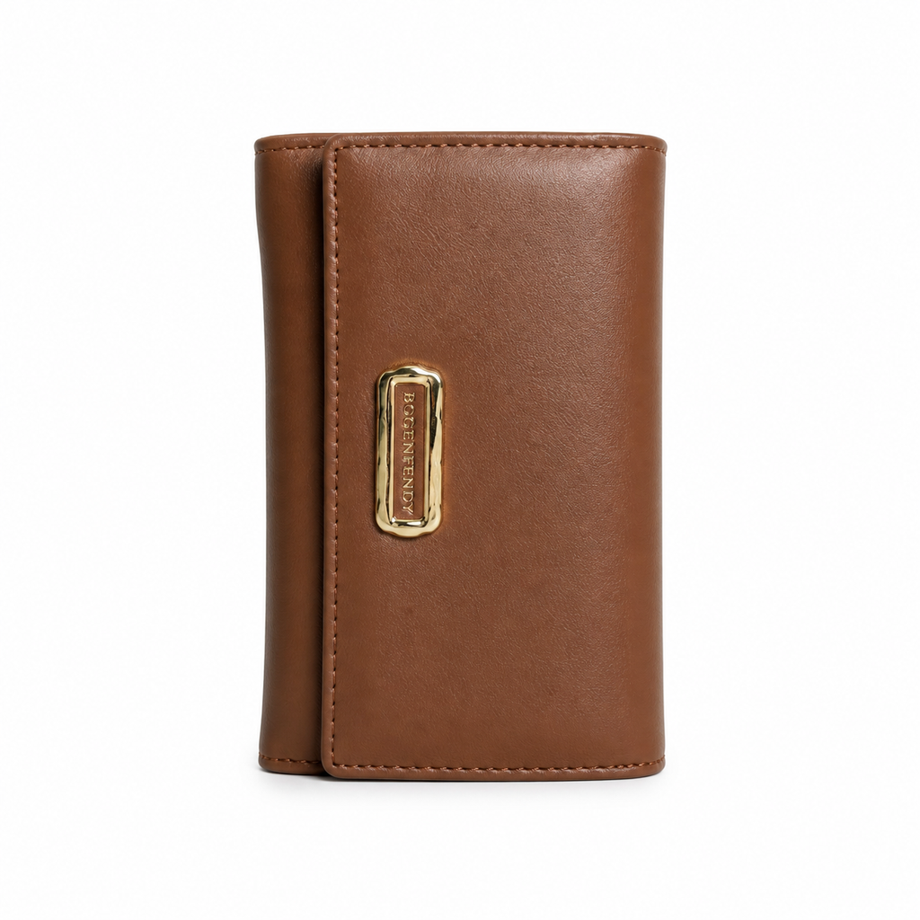 Luxe Elegance Wallet Brown