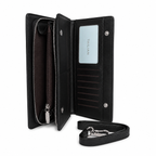 Noir Elite Zip Wallet Black