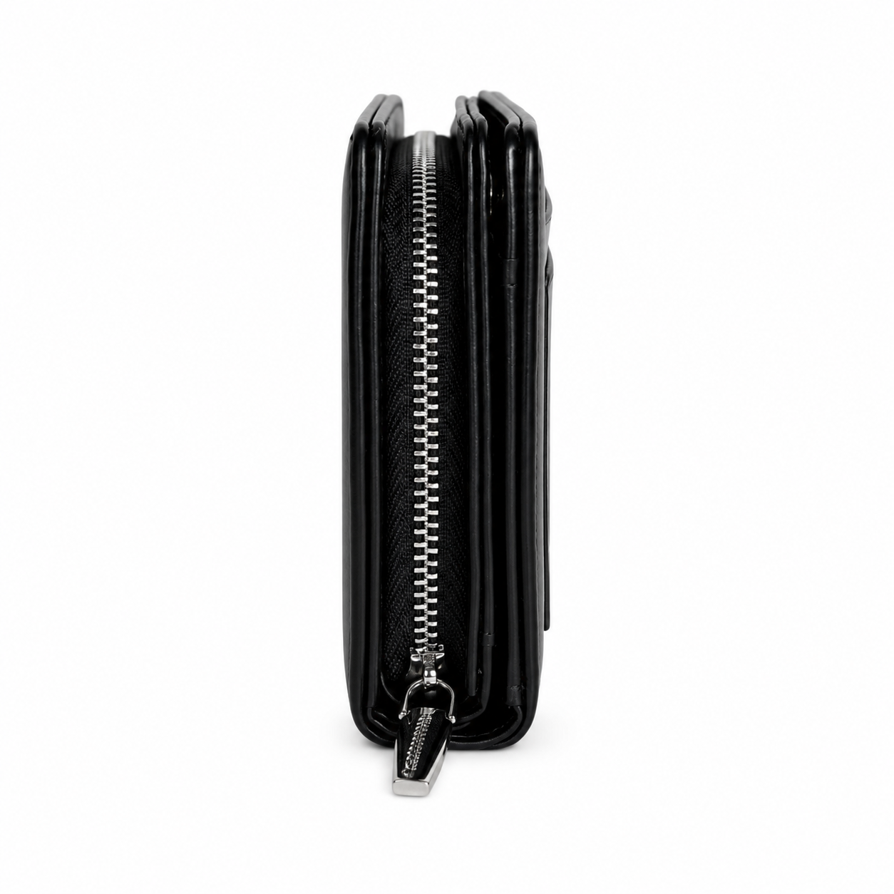 Noir Elite Zip Wallet Black