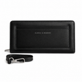 Noir Elite Zip Wallet Black