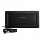Noir Elite Zip Wallet Black