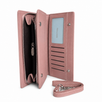 Noir Elite Zip Wallet Pink