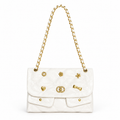Aurielle Charm Quilted Shoulder Bag