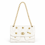Aurielle Charm Quilted Shoulder Bag