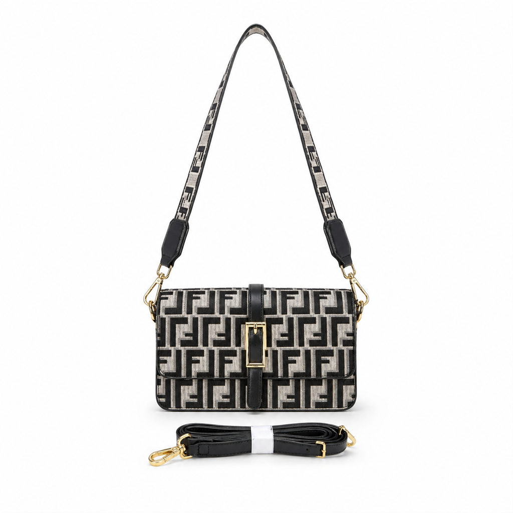 Monogram Chic Sling-Black
