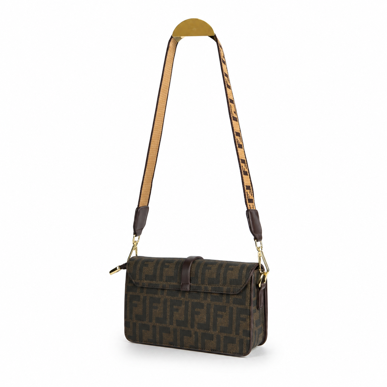 Monogram Chic Sling-Coffe