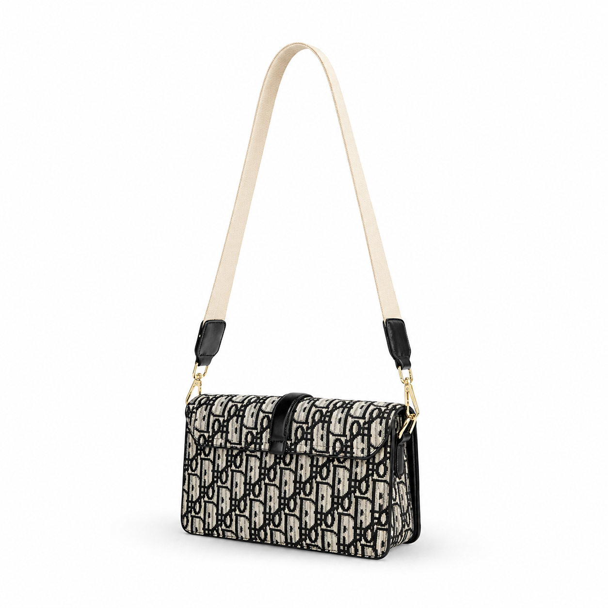 Monogram Chic Sling-Black