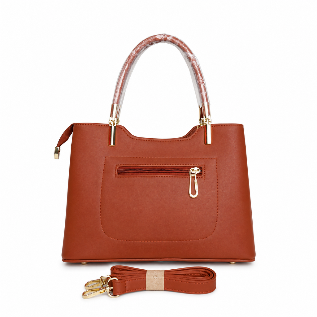 Crimson Elegance Rust Brown