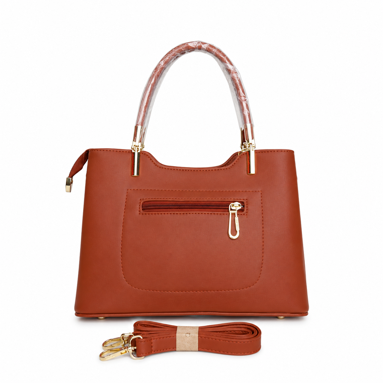 Crimson Elegance Rust Brown