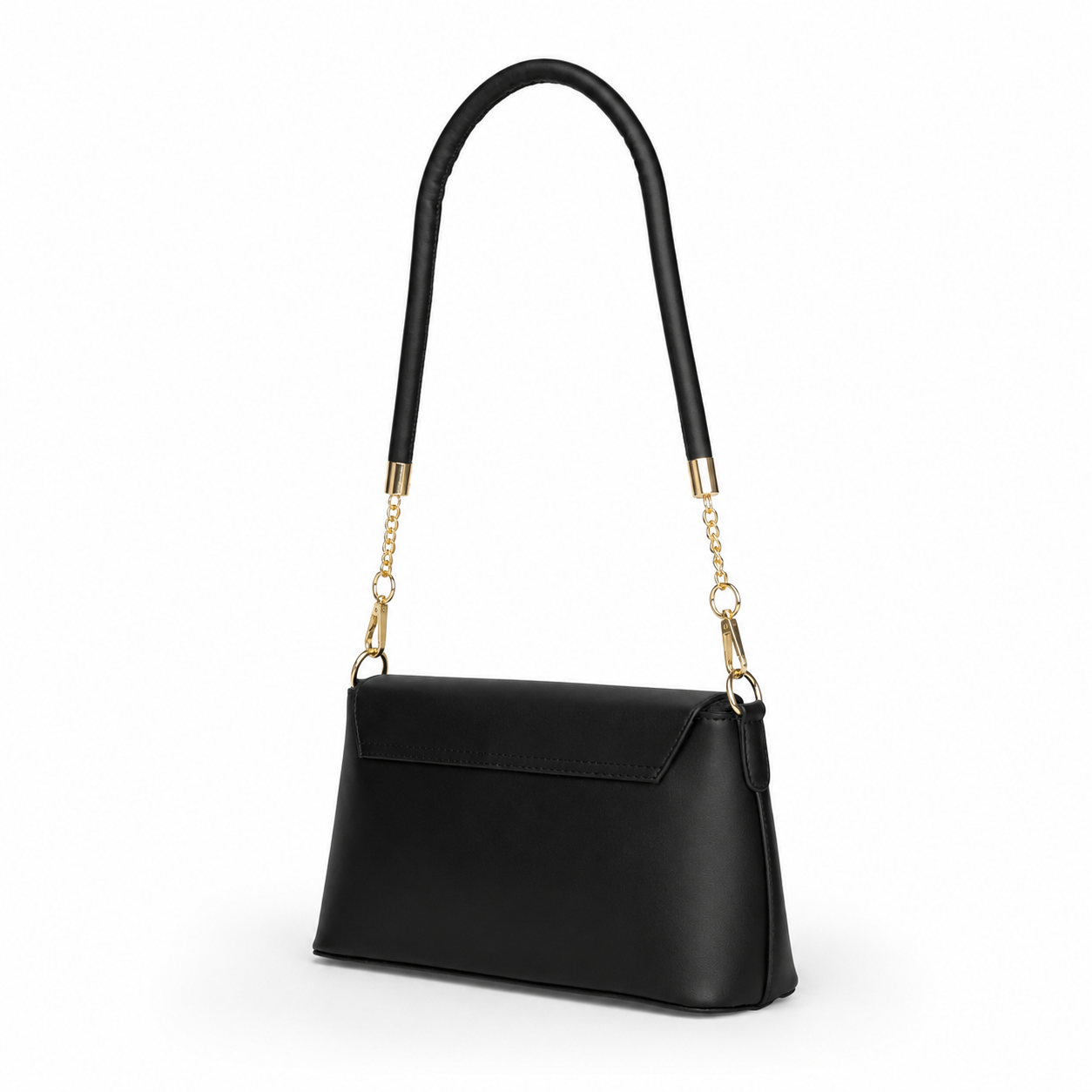 Noir Charm Shoulder Bag