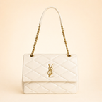 Quilted Luxe Chain Bag
